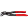 Knipex Cobra®...matic Pince multiprise grise atramentisée, gainées en plastique antidérapant 250 mm (carte LS/blister) 87 11 250