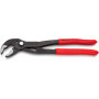 Knipex Cobra®...matic Pince multiprise grise atramentisée, gainées en plastique antidérapant 250 mm (carte LS/blister) 87 11 250
