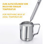 Westmark Thermomètre à lait - Thermomètre de cuisine pratique pour faire mousser le lait de façon optimale, savoureuse mousse de