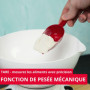 Westmark Balance de Cuisine avec Bol - Ensemble Pratique pour Peser Les Ingrédients pour la Pâtisserie Ou la Cuisine, Empilable,