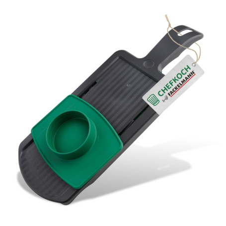 Chefkoch Coupe-légumes avec support pour restes et lames en acier inoxydable extra-tranchantes - Parfait pour les pommes de terr