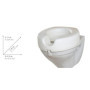 WENKO Réhausseur pour abattant WC Secura - 150 kg capacité de charge, Plastique, 41.5 x 17 x 44 cm, Blanc