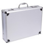 GRÄWE Mallette en aluminium avec compartiment pour documents, valise d'affaires avec serrure à combinaison - Argenté - Environ 1