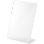 Helit Porte-menu A5 avec pied en L (Transparent)