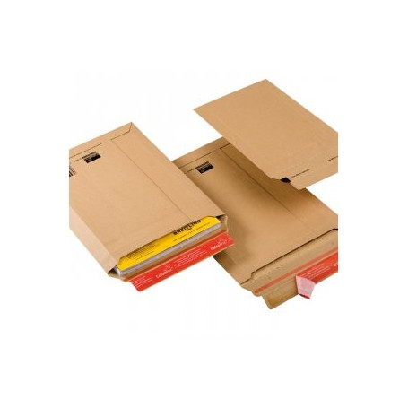 100 carton ondulé livraison poches 150 x 250 x 50 mm