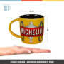 Nostalgic-Art Tasse à café, 330 ml, Michelin – Tyres Bibendum Yellow – Idée de cadeau pour fans de moteur, mug en céramique, des