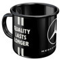Nostalgic-Art Tasse rétro en émail, 360 ml, Daimler Truck – Drivers Only – Idée de cadeau pour fans d'automobiles, Mug de campin