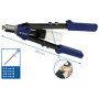 BRILLIANT TOOLS BT066900 Pince à riveter pour rivets de Ø 3,2-4,0-4,8-6,4 mm [Powered by KS TOOLS]
