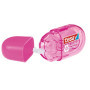 tesa Mini Roller de Correction EcoLogo - Pack de 2 Mini Rollers de Correction avec Design Ergonomique Multicolore - Dimension du