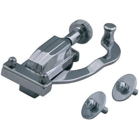 GEWA, Déclencheur de timbre, Standard, Déclencheur pour caisse claire moulé, Écartement des trous 40 mm, Avec les vis