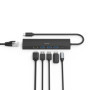 Hama Hub USB-C Multiports (Adaptateur 6 en 1: 3 USB-A, 1 USB-C Power Delivery PD, 1 HDMI, 1 Ethernet, Station d'Acceuil PC Porta
