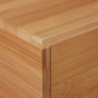 Relaxdays Organiseur de Bureau, 3 tiroirs, pour Les ustensiles de Bureau, Bambou, Compartiments, HLP 26x30x31 cm, Nature