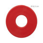 Relaxdays Jeu de Lancer, Washer Toss, 6 disques, 2 cibles, Enfants & Adultes, Jouet pour Jardin et Plage, Multicolore