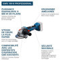 Bosch Professional 18V System meuleuse angulaire sans-fil GWS 18V-8 (diamètre de disque 125 mm)