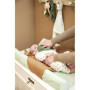 Meyco Baby Uni Housse de matelas à langer (matelas à langer en 100% coton, prélavé, douce, agréable pour la peau, lavable et pas