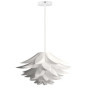 kwmobile Lampe design lotus - Abat-jour XL à monter - Luminaire IQ plafond - Ensemble avec montage plafonnier câble 90cm douille
