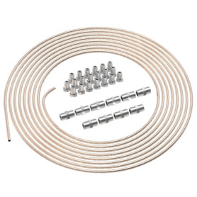 10m Tuyau de Frein Ø 4,75 mm en Cuivre Cupro Nickel + 20 raccords mâles + 10 Connecteurs femelles M10 x 1 DIN 74 234 Kit Freinag