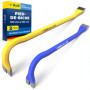 S&R 2 Pieds-de-Biche Professionnels 50 cm et 80 cm – Arrache-Clous Pied de Vache Pince à décoffrer Bois Clous Palettes et Matéri