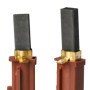 vhbw 2x Balais de charbon pour moteur 6,3 x 11 x 33mm compatible avec Ametek Lamb moteurs électriques aspirateur