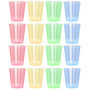 MIJOMA Lot de 160 verres à liqueur incassables en plastique robuste, verres à shot Jello, desserts, fête, mariage, anniversaire.