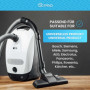 DL-pro Brosse d'aspirateur universelle avec 7 buses de différents diamètres de 29 mm à 36 mm de diamètre - Buse combinée avec ro