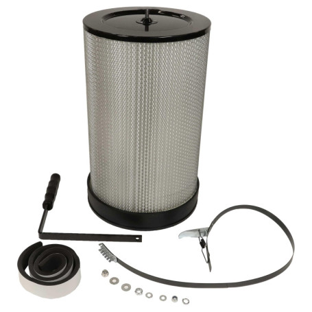 vhbw Filtre à particules fines compatible avec Metabo SPA 1700 D, 1200 centrale d'aspiration - particules fines avec brosses de 