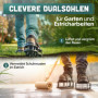 RASENKÖNIG Chaussures à ongles Pro | Chaussures aératrices de pelouse + chaussures à chape | Aérateur de pelouse et aérateur pou