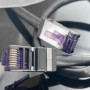1aTTack.de - 5m - Câble réseau CAT6a Superflex Ethernet Gigabit LAN Câble patch RJ45 CAT6 A 10000 Mbit s SFTP PIMF 500 MHz compa