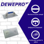 DEWEPRO Grattoir professionnel pour enduit noble - Grattoir pour enduit - Planche à râper pour enduit minéral - Dimensions: 250x