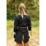 Battle-Merchant Tunique médiévale Ylva pour femme, chemise cintrée du début médiéval, tenue de tortue, taille LARP, viking, pira