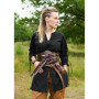 Battle-Merchant - Tunique médiévale Ylva pour femme, chemise cintrée du début médiéval, tenue de tortue, LARP, viking, pirate, N
