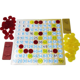 WISSNER® aktiv lernen - Jeu de mathématique - Tables de multiplication - RE-Plastic®
