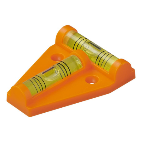 ProPlus 341215 Niveau Nivelette Triangle avec Aimant,Orange