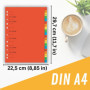 perfect line Intercalaires classeur A-Z DIN-A4, 20-pièces, 2-set, intercalaire A4 en carton, Fabriqué en Allemagne, certifié Blu