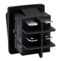 Interrupteur à bascule ON-OFF 230V lumineux AN01 étanche IP55, testé TÜV - identique à KEDU HY12-15
