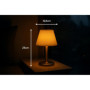 BOLD Lampe de table LED sans fil pour l'extérieur (port USB-C + solaire, batterie pour jusqu'à 6 heures d'autonomie, IP44, inten