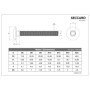 SECCARO Lot de 20 boulons de carrosserie M5 x 30 mm, en acier inoxydable V2A VA A2, DIN 603 / ISO 8677, tête bombée avec collet 