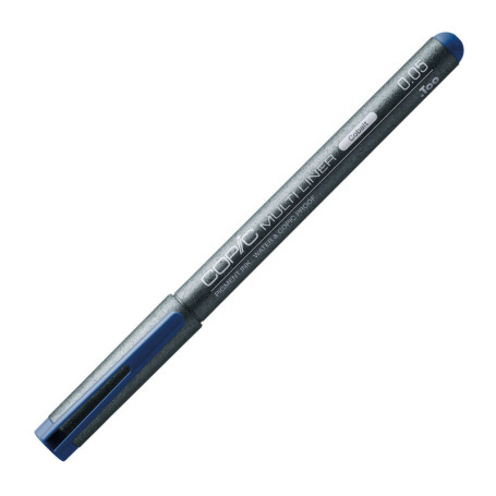 Copic Multiliner 0,05 mm, Cobalt, Feutre fin à pointe fine et encre à pigments résistante à l'eau
