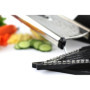 Chef's INSPIRATIONS Mandoline coupe-légumes avec lame en V, mandoline et mandoline à julienne avec 6 inserts différents, brosse 
