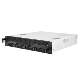 SilverStone SST-RM21-304 - Châssis de serveur monté en rack 2U, prenant en charge 4x HDD / SSD SAS / S3.5 "
