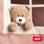 FANCY Peluche Petit Ours Brun 30 сm, Nounours pour Enfants et Adultes, Ours Brun Peluche pour Bébé 0+ - Cadeau Naissance Fille e