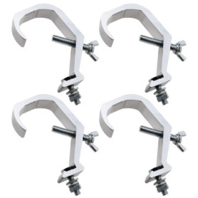 4pcs Pince Crochets Scène Lumière Pince Crochets Métal Treillis C-Clamp Montage Scène Lumière Accessoires Remplacement pour Proj