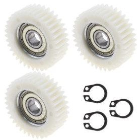 3pcs Engrenages Planétaires de Moteur de Moyeu de Roue de Vélo Électrique à 36 Dents avec Roulement Compatible avec Bafang Moteu