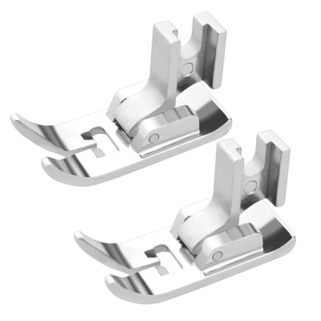 OTOTEC 2pcs Pied-de-biche Zigzag Pied de Couture Point Droit pour Machines à Coudre à Tige Basse Compatible avec Singer Compatib
