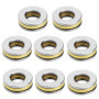 YINETTECH 8pcs F8-16M Butées à Billes 8mmx16mmx5mm en Acier Chromé à Sens Unique Miniature Haute Précision Roulements en Acier P