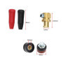 YINETTECH 8 Pièces Connecteur de Panneau de Câble de Soudage TIG Fiche et Prise DKZ35-50/DKJ35-50 Connecteur Rapide de Câble de 