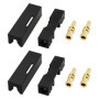 YINETTECH Lot de 2 connecteurs de câble fibre optique pour réparation 61136906535 Compatible avec BMW, Mercedes, Audi Noir