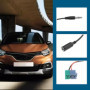 Adaptateur AUX Bluetooth avec Microphone Compatible avec Renault Clio/Espace/Kangoo/Laguna/Megane Câble AUX Bluetooth 5.0 Adapta