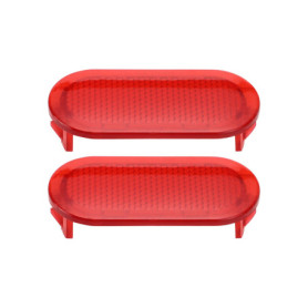 VGOL 2 Lot Réflecteurs de Porte de Voiture Réflecteur de Porte Rouge Panneau de Porte Réflecteur de Lumière D'avertissement Comp