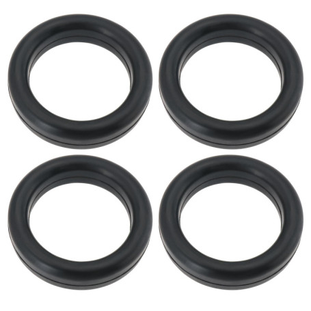 VGOL Lot de 4 Supports d'échappement pour Silencieux de Voiture en Caoutchouc EPDM Diamètre Extérieur de 70 Mm Diamètre Intérieu